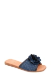 Andre Assous André Assous Kiky Slide Sandal In Navy