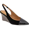 Andre Assous André Assous Laina Slingback Wedge Pump In Black