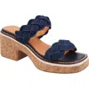 Andre Assous André Assous Layla Platform Sandal In Navy
