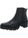 ANDRE ASSOUS MILLA WOMENS LEATHER ANKLE BOOTS