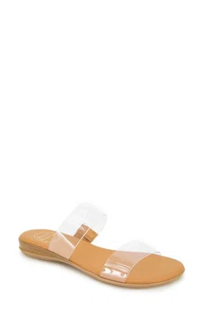 Andre Assous André Assous Nabila Flat Sandal In Clear