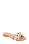 Andre Assous André Assous Nahala Slide Sandal In Natural Multi