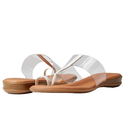 Andre Assous Nailah Clear / White Aa2nal01-963 Women's In Brown
