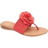 Andre Assous André Assous Nara Sandal In Red Coral