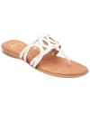 Andre Assous Nature Leather Sandal In White