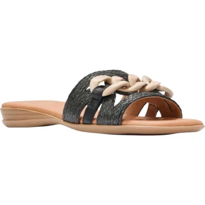 Andre Assous André Assous Neela Slide Sandal In Black