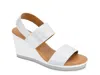 Andre Assous Nelson Wedge Sandal In Silver