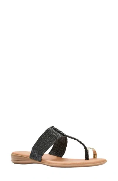 Andre Assous André Assous Neo Toe Loop Sandal In Black