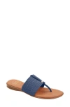 ANDRE ASSOUS NICE FEATHERWEIGHT WOVEN FLIP FLOP