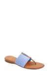 ANDRE ASSOUS NICE FEATHERWEIGHT WOVEN FLIP FLOP