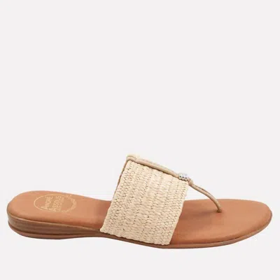 ANDRE ASSOUS NICE TEXTURED SANDAL