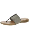 ANDRE ASSOUS NICE WOVEN WOMENS OMBRE SLIP ON THONG SANDALS