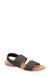 Andre Assous André Assous Nigella Featherweights™ Woven Slingback Sandal In Black