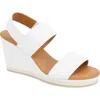 Andre Assous André Assous Nikola Slingback Wedge Sandal In White