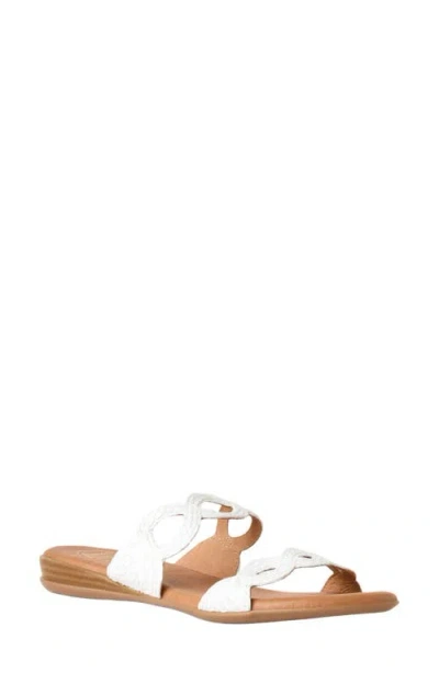 Andre Assous André Assous Nizzie Two-strap Sandal In White