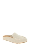 Andre Assous Women's Nolah Slide Flats In Creme/platino