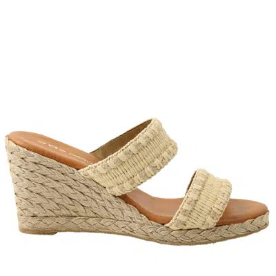 Andre Assous Nolita Raffia Sand Aa1nol20 Women's In Brown