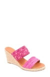 Andre Assous André Assous Nolita Wedge Slide Sandal In Pink