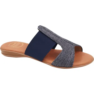 ANDRE ASSOUS ANDRÉ ASSOUS NOOR RAFFIA SLIDE SANDAL