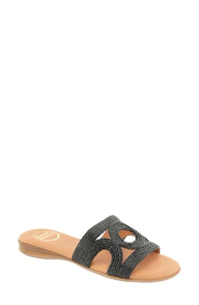 Andre Assous André Assous Nora Slide Sandal In Black