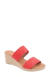 ANDRE ASSOUS NORI ESPADRILLE WEDGE SANDAL