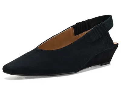 Andre Assous Odeya High Women's Heels Black Suede: 5.5 M