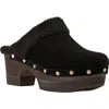 Andre Assous André Assous Olivia Faux Shearling Clog In Black