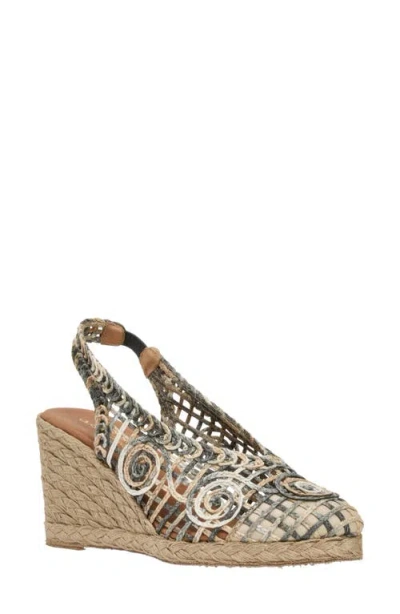 Andre Assous André Assous Pamala Slingback Wedge Pump In Multi