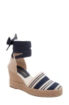 Andre Assous André Assous Payton Espadrille Wedge In Navy Multi