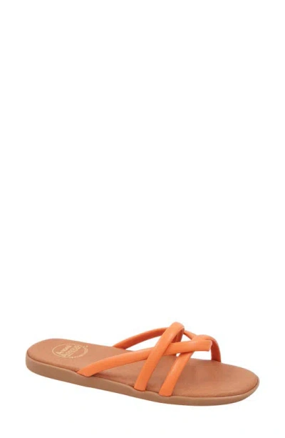 Andre Assous André Assous Pheonix Featherweights™ Slide Sandal In Red Orange