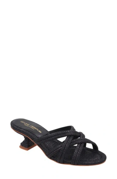 Andre Assous Polina Slide Sandal In Black