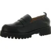 Andre Assous River Womens Faux Suede Round Toe Loafers In Black