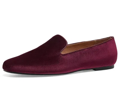 Andre Assous Sara Women's Flat Shoes Wine Velvet Fabric: 8.5 M In Black