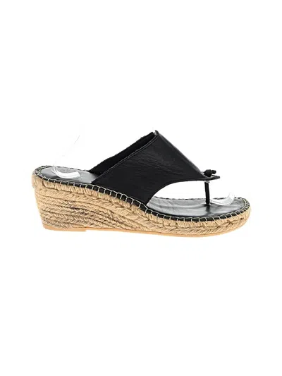 Pre-owned Andre Assous Wedges In Black