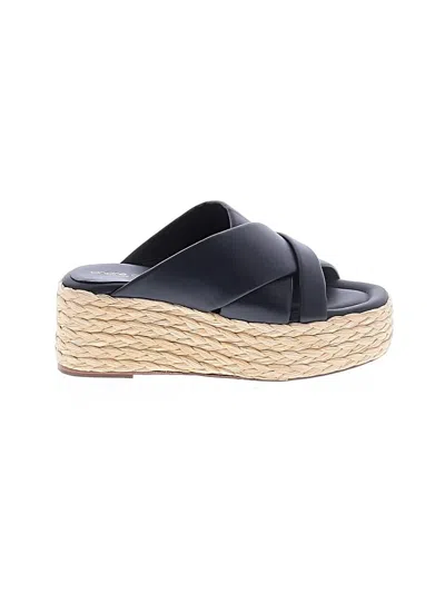 Pre-owned Andre Assous Wedges In Black