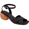 Andre Assous André Assous Winona Ankle Strap Sandal In Black