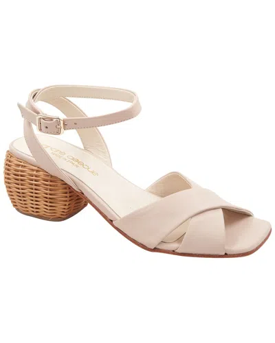 Andre Assous Winona Leather Sandal In Neutral