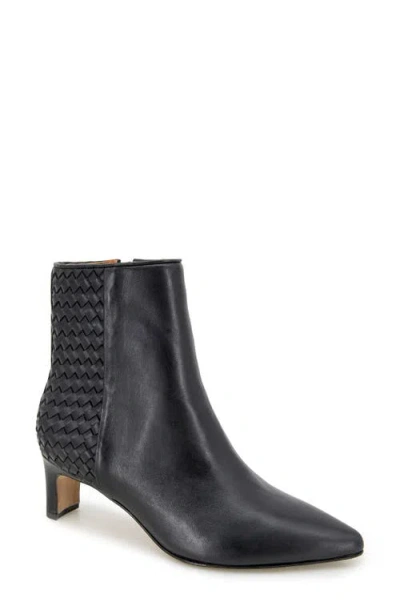 Andre Assous André Assous Winter Pointed Toe Bootie In Black Woven