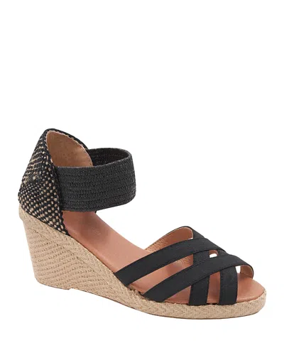 ANDRE ASSOUS WOMEN'S ADIN JUTE WEDGE SANDALS