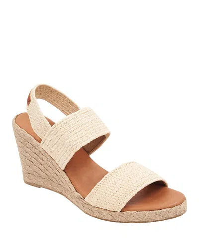 ANDRE ASSOUS WOMEN'S ALLISON WOVEN WEDGE SANDALS