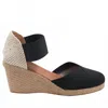 Andre Assous Anouka Canvas Espadrille In Black