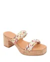 Andre Assous André Assous Cairo Platform Sandal In Natural Multi