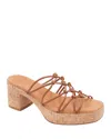 Andre Assous André Assous Camryn Platform Slide Sandal In Cuero