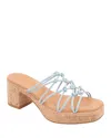 Andre Assous André Assous Camryn Platform Slide Sandal In Ice Blue