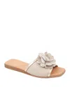 Andre Assous André Assous Kiky Slide Sandal In Natural/platino