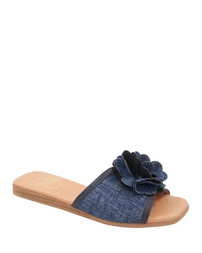 Andre Assous André Assous Kiky Slide Sandal In Navy