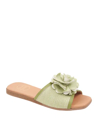 Andre Assous André Assous Kiky Slide Sandal In Pistachio