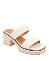 Andre Assous Women's Layla Slip On Strappy High Heel Sandals In Creme