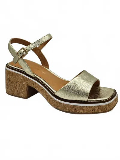 Andre Assous Women's Louise Platform Sandal In Platino In Multi