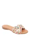Andre Assous André Assous Nahala Slide Sandal In Natural Multi